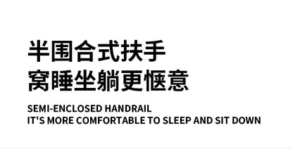 High density rebound, single compression sofa, simple fabric module sofa