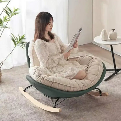 Lazy Couch Penguin Rocking Chair Indoor Leisure Rocking Chair Lounge Chair Rocking Daybed Adult Lounge Snail Balcony Home Egg