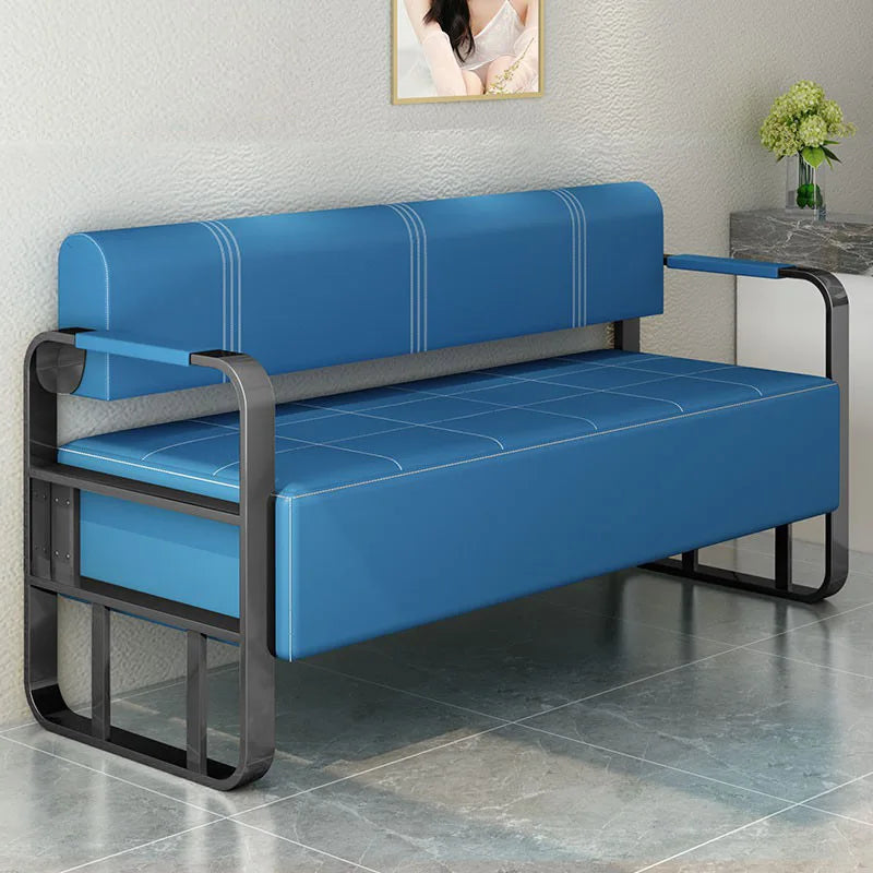 Steady Barber shop sofa chair reception room sitting area long sofa chair thickened equal sofa