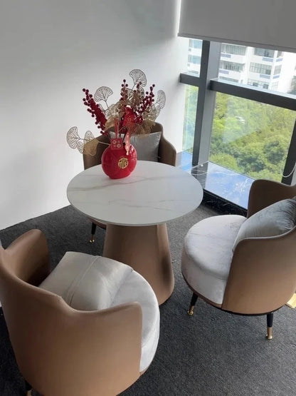 Office Furniture Set Meeting Table And Chairs Combination for Reception Room Lounge Sofa And Coffee Table