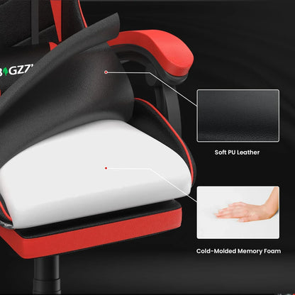 Ergonomic With Lumbar Gaming Chair With Footrest Gamer Chairs Cushion Headrest Silla Gamer Cadeira Computer Office Chair
