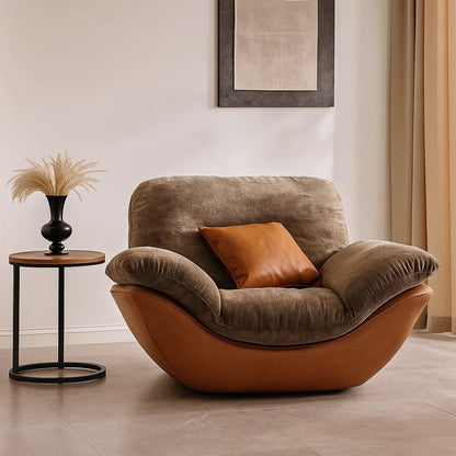 Nordic creative modern minimalist living room leisure chair sofa recliner lazy sofa bedroom advanced