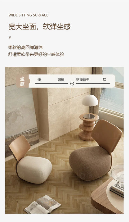European Comfort Living Room Chairs Swivel Nordic Single Comfy Lounge Chairs Adult Bedroom Relaxing Sillas De Sala Furniture