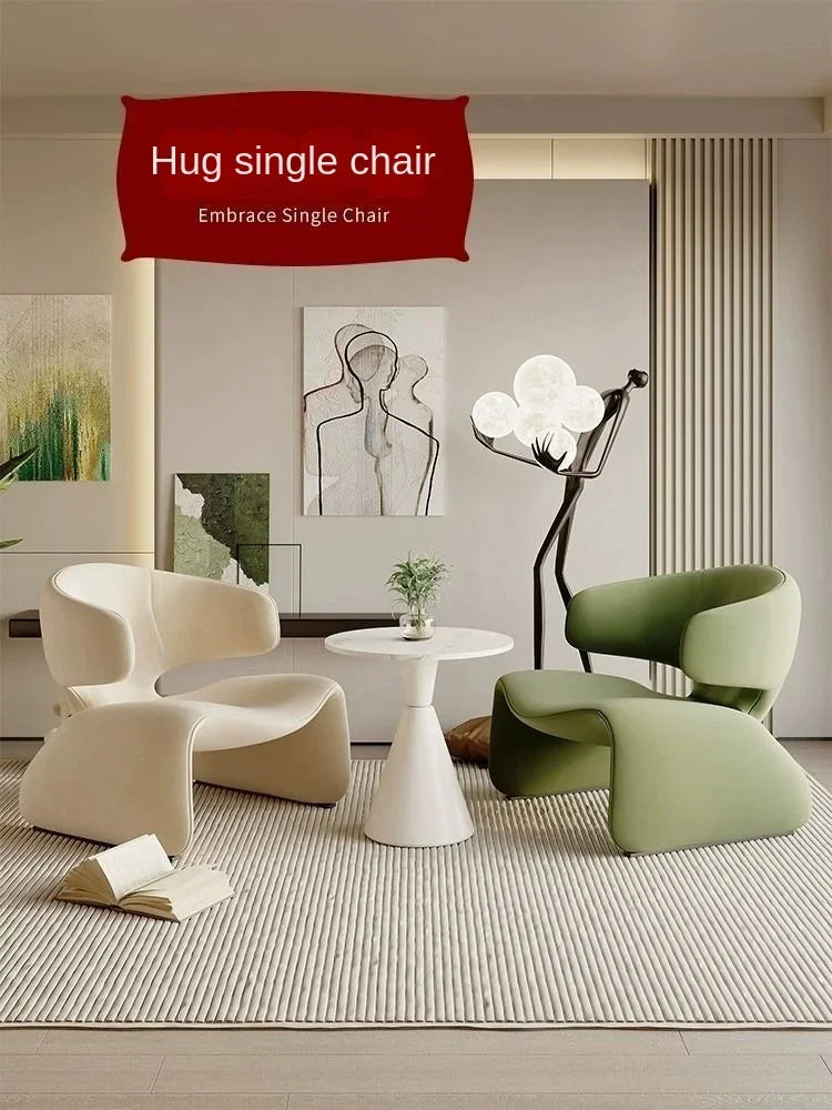 Creative Single Sofa Designer Single Chair Negotiation Table And Chairs Leisure Sofa Rest Area Hotel Sofa Chairs