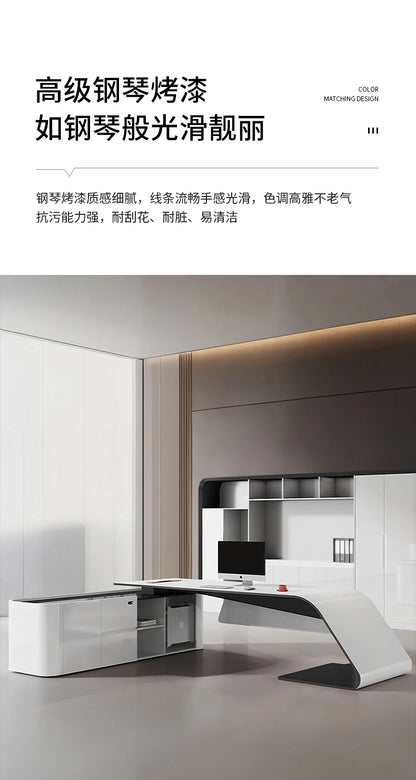 Adjustable Gaming Office Desk Organizers Storage Multifunctional Office Desk Lshaped Folding Escrivaninha Commercial Furniture