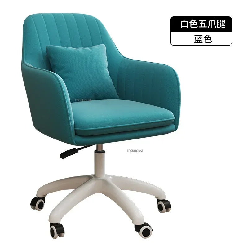 Modern pink Office Chairs Home Bedroom Leisure gaming chair for Office Furniture Comfortable Back Lift Swivel computer Chair K