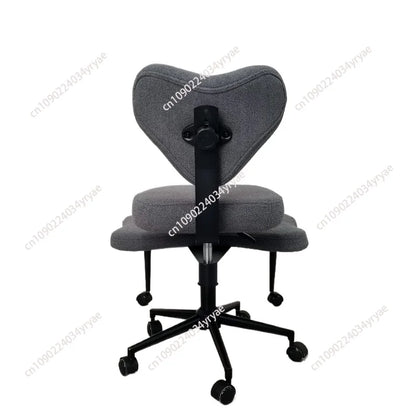 Cross Leg Chair - Meditation Chair with Wheels, ADHD Chair, Height Adjustable Seat, Adjustable Footstool