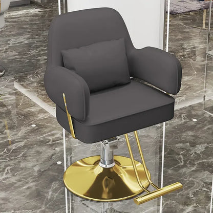 Luxury Barber Chairs Hair Salon Special Liftable Barber Chair Simple Salon Furniture Hairdressing Salon Chairs