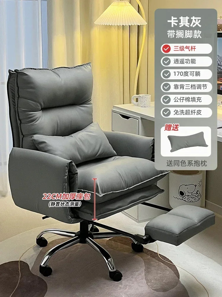 Executive Chair Leather Ergonomic Gamer Furniture Home Individual Armchair Saddle Transparent Anime Dresser Work Cheap Low Desk
