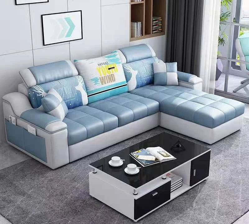 Living room, simple, modern, rental room, three people, removable and washable, small apartment, Nordic