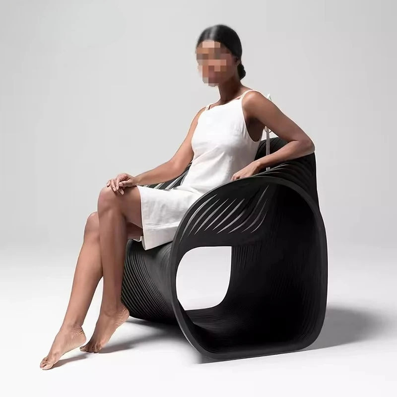 Luxury Design Showroom Display Furniture Designer Furniture Single Sofas Wood Art Chair Italy for Home Hotel