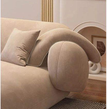 New Style Sofa Modern Simple Nordic Fabric Corner Small Apartment Living Room French Sofa
