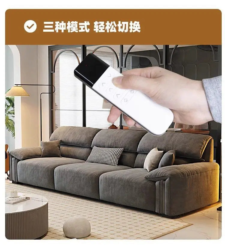 N67 Design Extendable Electric Recliner Sofa Living Room Lazy Lounges Electric Recliner Sofa Nordic Modern Divano Home Furniture
