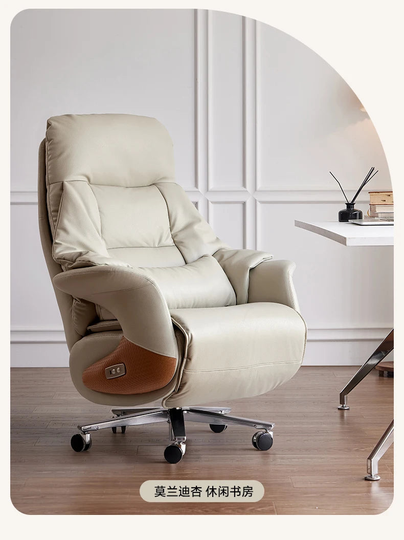 Furniture Auxiliary Chair With Wheels Chiffon Chairs Gaming Armchair Chaise De Bureaux Home Office Desk Reclining Relax Armchair