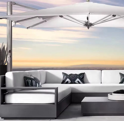 Outdoor Garden Sofa Hotel Aluminum Alloy Sofa Set Outdoor Courtyard Sunscreen Waterproof Furniture