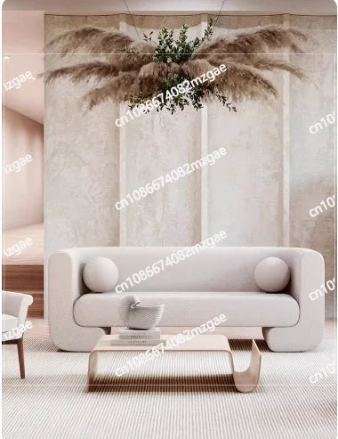 Mid-century Modern Living Room Furniture Solid Wood Coffee Table Wood Curved Plywood Coffee Table