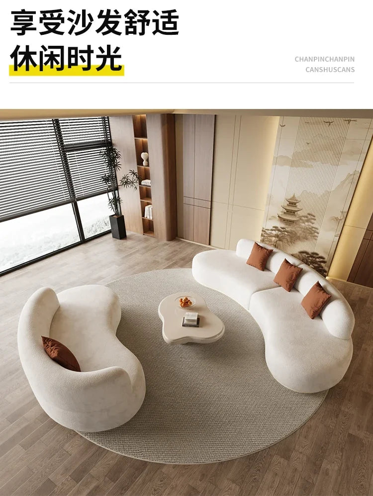 Cream Wind Aesthetics Sofas Lounge Luxury Gaming Lazy Nordic Modern Sofas Romantic Comfortable Adult Divano Balcony Furniture