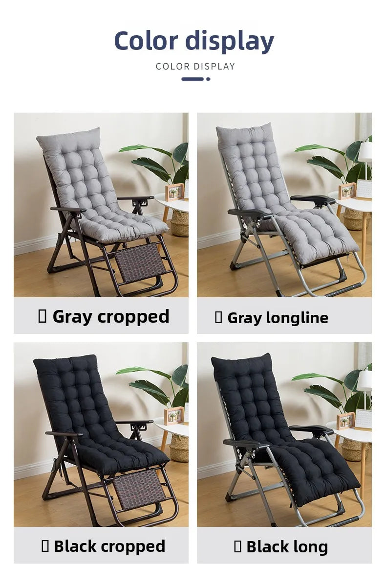 Thickened Office Chair Pad Modern Simple Style Four Seasons Universal Office Chair Cushion Sofa Backrest Pad for Rocking Chair