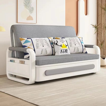 Multi Functional Sofa Bed, Foldable Living Room, Luxurious Small Fabric Sofa
