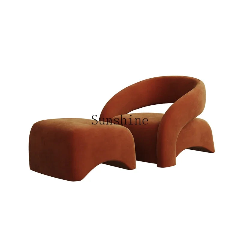 Nordic design single sofa modern minimalist light luxury living room balcony leisure tiger chair  FT