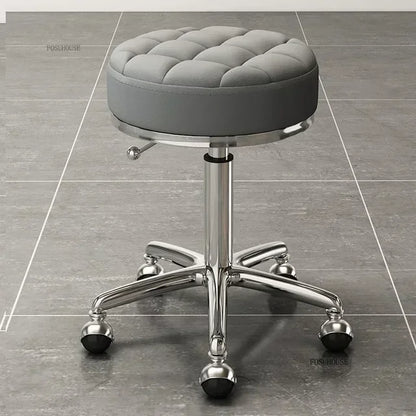 Nordic Barber Shop Barber Chairs Beauty Salon Professional Barber Chair Liftable Swivel Chair Hairdressing Chair Salon Furniture