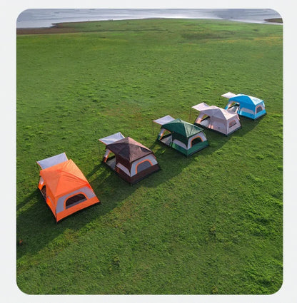 Sunshade Waterproof Tent Portable Wear Resistance Camping Tents Outdoor Stable Windproof Large Spaces Four Season Shelters