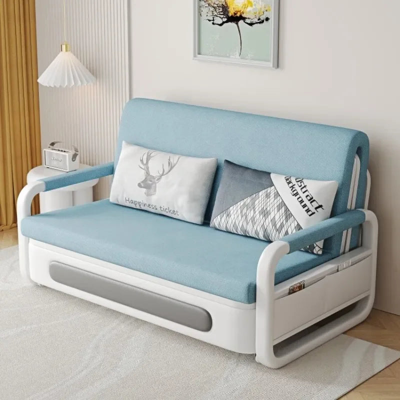 Folding, sofa bed, dual use, multi functional, living room, single and double, small apartment, balcony