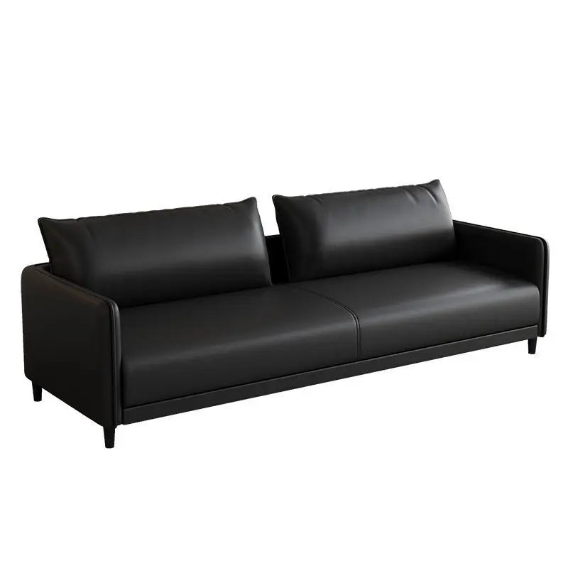 Office sofa business reception modern simple small meeting guests negotiate leather sofa office sofa coffee table combination