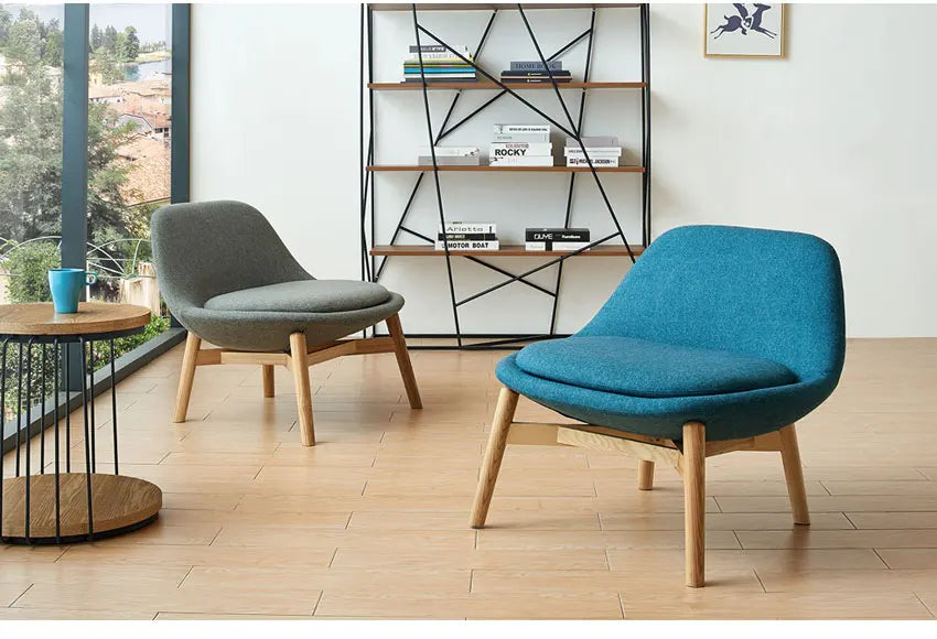 Latest Fabric Hotel Living Room Coffee Shop Relax Leisure Chair