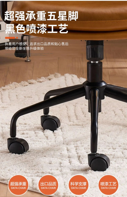 Swivel Study Office Chair Throne Ergonomic Mobile Executive Comfortable Office Chair Desk Nordic Silla Oficina Salon Furniture