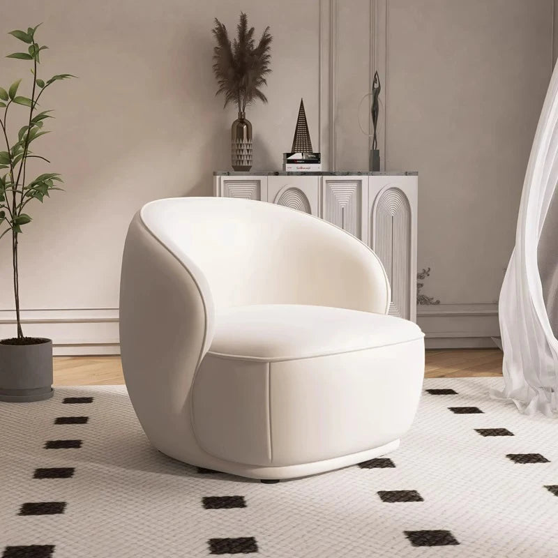Modern fabric tufted, office living room sofa chair, single leisure chair