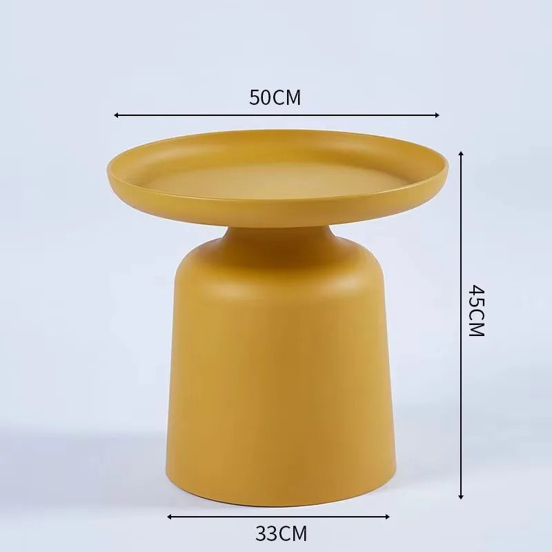 Coffee Table Nordic Living Room Sofa Side Simple Coffee Tables Round Corner Modern Home Small Tea Tables Furniture Mesa Plastic