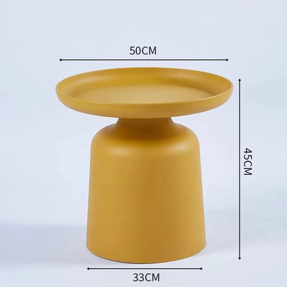 Coffee Table Nordic Living Room Sofa Side Simple Coffee Tables Round Corner Modern Home Small Tea Tables Furniture Mesa Plastic