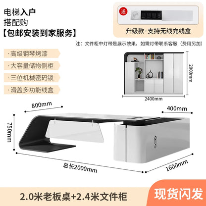 Adjustable Gaming Office Desk Organizers Storage Multifunctional Office Desk Lshaped Folding Escrivaninha Commercial Furniture