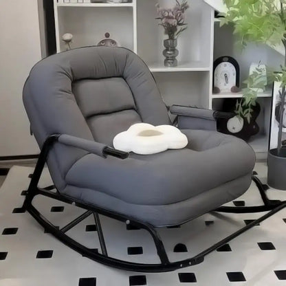 Minimalist Rocking Lazy Sofa Chair for Adults Home Office Nap Lounge Comfortable Single Seat