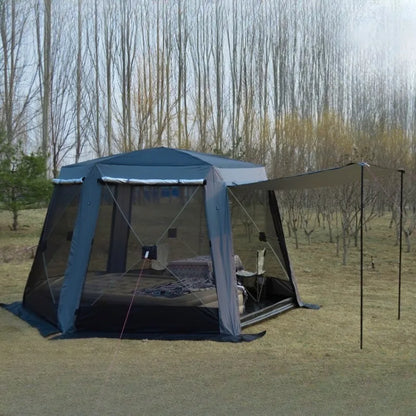 Fully Automatic Outdoor Camping Tent Sun Protection Rainproof Portable Ventilation Tents Large Space Foldable Camping Equipment