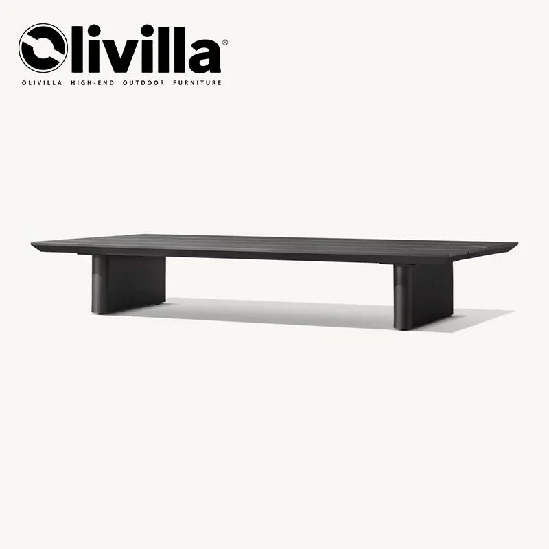 Modern Aluminum Alloy Lounge Sofa for Guesthouse Courtyard Villa Hotel Sunroom Open-air Furniture Set Garden Outdoor Sofa Couch