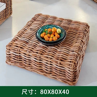 Outdoor sofa combination, courtyard tea table furniture, outdoor garden, waterproof, sun protection, rattan weaving, leisure