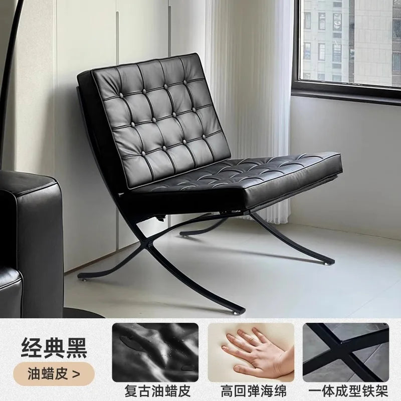 Light Luxury Nordic Chair Single Relax Designer Unique Living Room Chairs High Quality Camping Salon Fishing Muebles Furniture