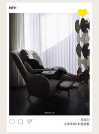 Sofa chair Nordic style home leisure chair lazy bedroom recliner simple atmosphere