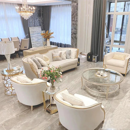 Comfortable Living Room Sofas Lazy Minimalist Leisure Lounge Sofas Italian Synthetic Leather Furniture El Sofá MHSF