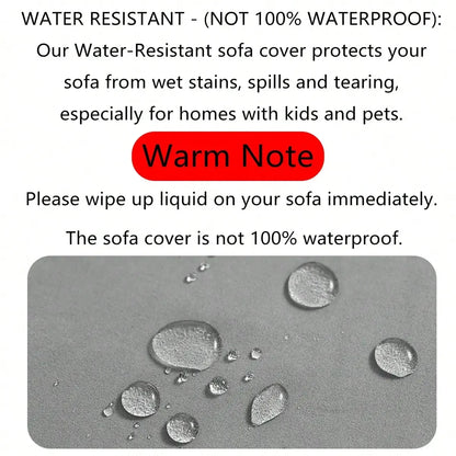 1pc Water-Reststant Polar Fleece Outdoor Sofas Covers, 230gsm Sofa Cushion Cover, Multiple Colors Available