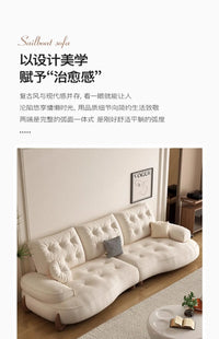 Postmodern Living Room Sofas Fabric Nordic Designer Modern Lounge Couch Lazy Replica Sleeper Princess Divano Salon Furniture