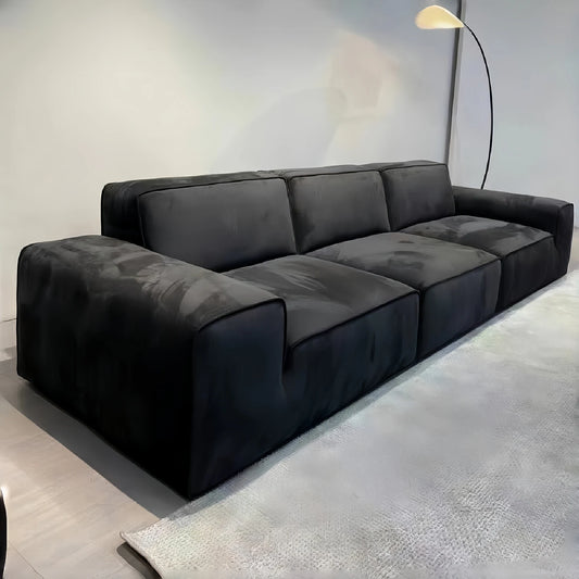 Vacuum compression sofa tofu block combination modern simple living room small apartment retro cross-border fabric furniture