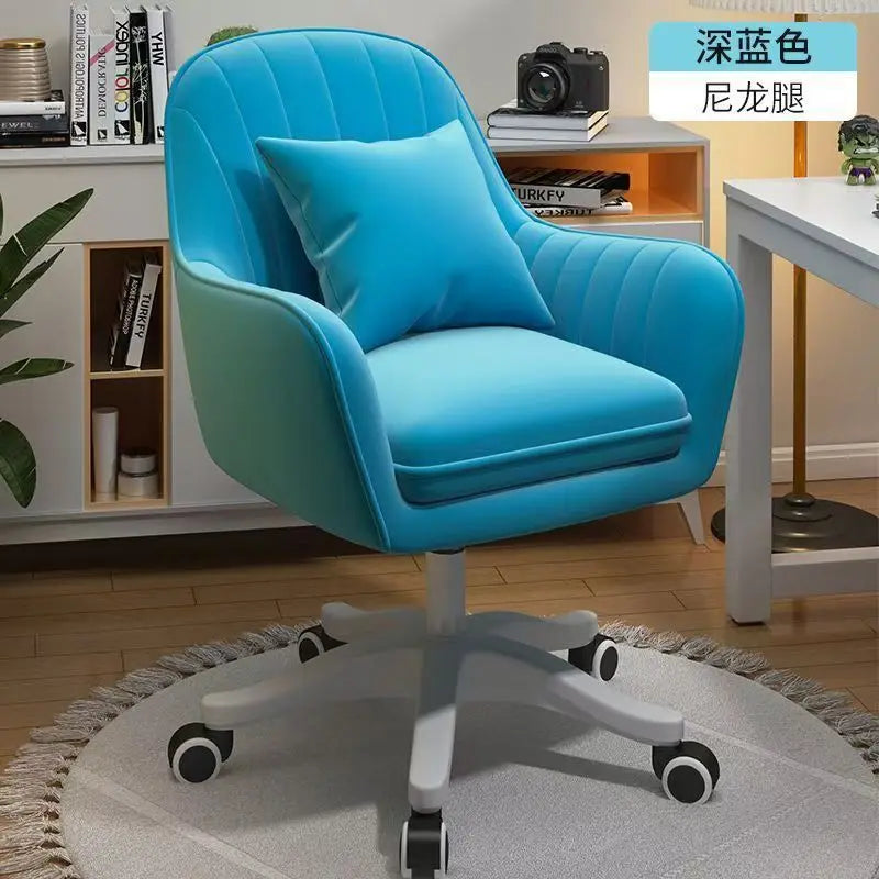 Ergonomic Swivel Computer Office Chair Lift Adjustable, Comfortable Back Support for Bedroom Dorm Study
