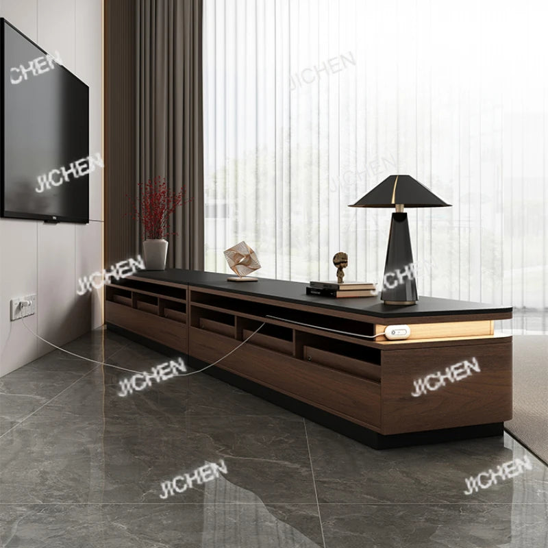 JC Storage Retro Design Tv Stand Coffee Table Lights Minimalist Floor Tv Stands Home Universal Mueble Para Televisor Furniture