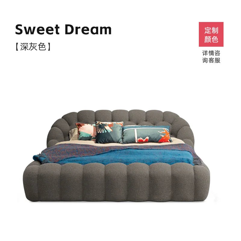 Lounge Clear Bed Decoration Beauty Room Decor Large Size European Sun Sleeping Bed Safe Letto Matrimoniale Trendy Furniture