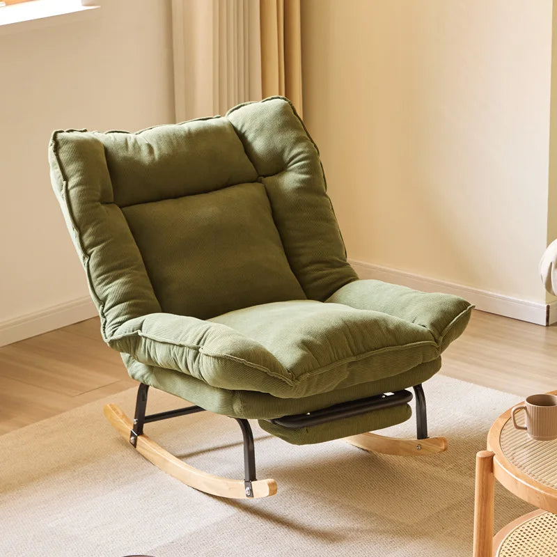 Single sofa  Living room lazy rocking chair Reclining  Adult rocking chair