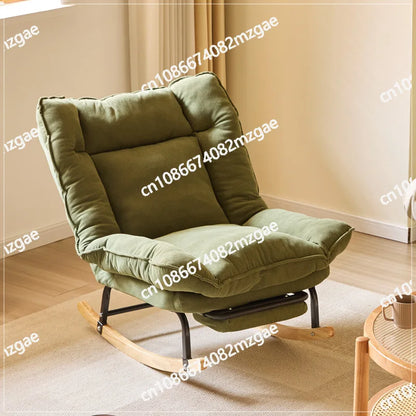 Single sofa  Living room lazy rocking chair Reclining  Adult rocking chair