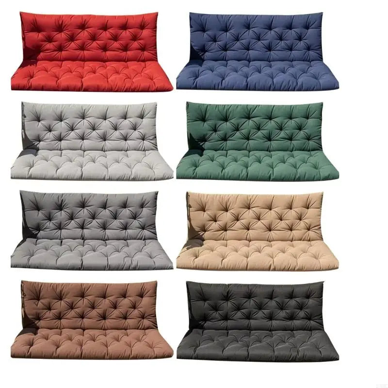 Comfort Focused Swing Swing Cushion Waterproofie Swing Cushions 60x40Inch Thicked Cotton Filling Slip Proof Base
